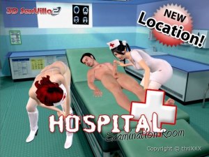 Hospital threesome sex